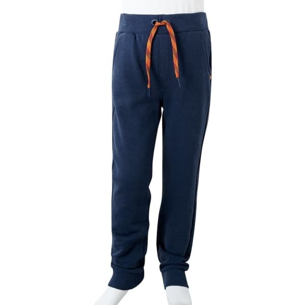 vidaXL Joggebukser for barn marineblå melert 104