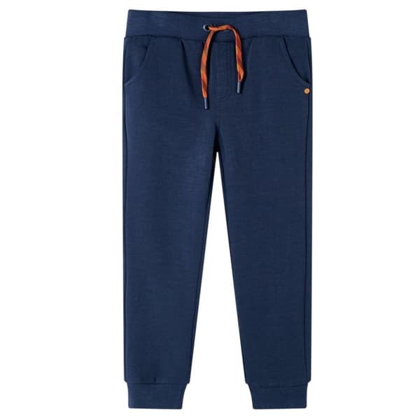 vidaXL Joggebukser for barn marineblå melert 104