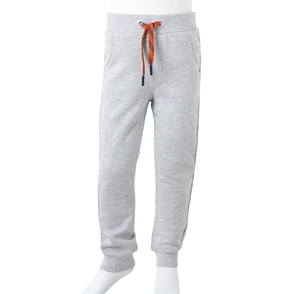 vidaXL Joggebukser for barn grå melert 140