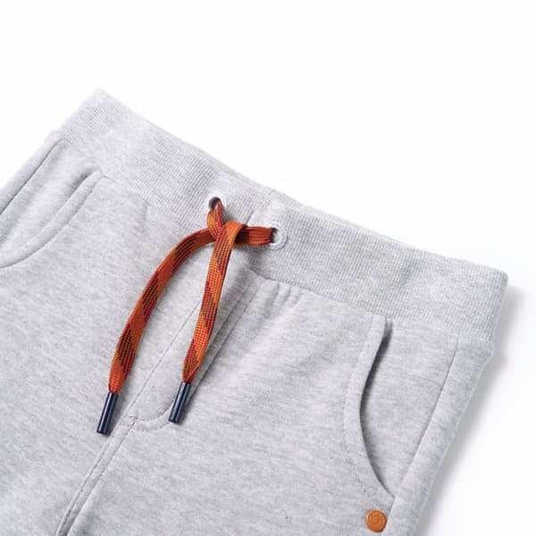 vidaXL Joggebukser for barn grå melert 128