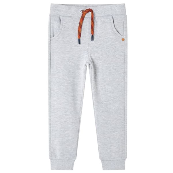 vidaXL Joggebukser for barn grå melert 128