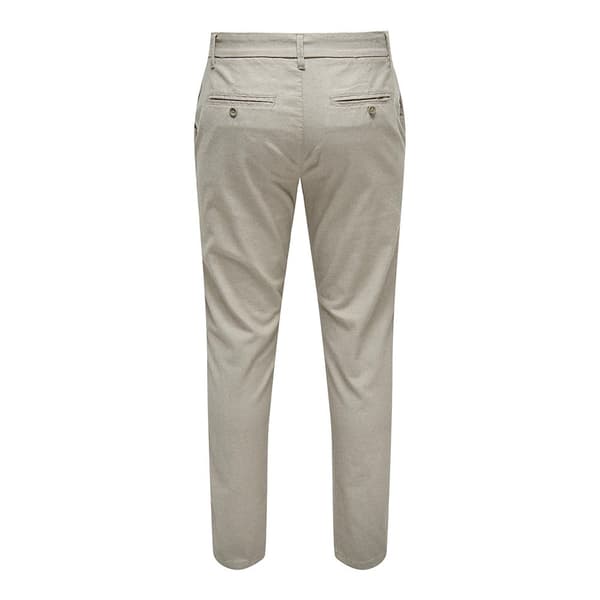 Only & Sons Chino Byxor Mark Pete Slim Dobby 0058 Beige 32 / 32 Man