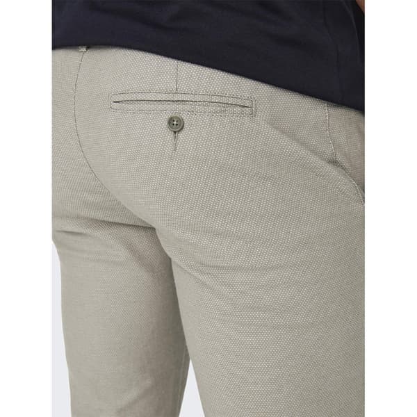 Only & Sons Chino Byxor Mark Pete Slim Dobby 0058 Beige 32 / 32 Man