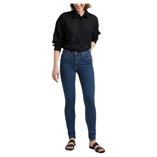 Lee Jeans Foreverfit Blå 24 / 31 Kvinna