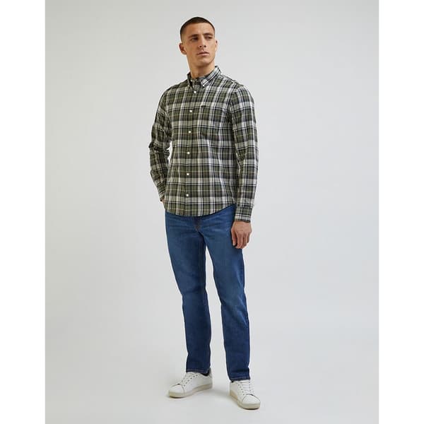 Lee Jeans Daren Fly Regular Straight Fit Blå 33 / 32 Man