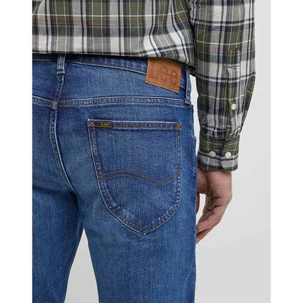 Lee Jeans Daren Fly Regular Straight Fit Blå 33 / 32 Man