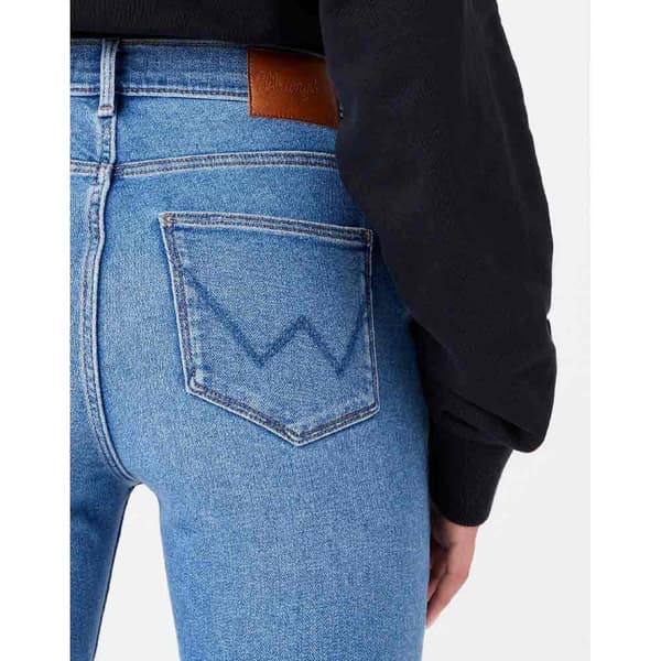 Wrangler Jeans High Rise Skinny Blå 32 / 30 Kvinna