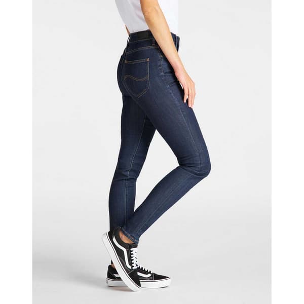 Lee Jeans Scarlett High Waist Blå 30 / 33 Kvinde