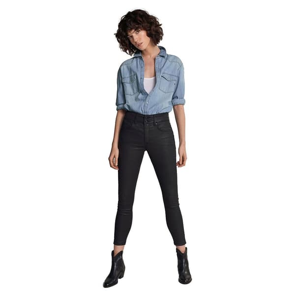 Salsa Jeans 121997-000 Secret Push In In Coating Secret Push In In Coating Farkut Musta 34 / 30 Nainen