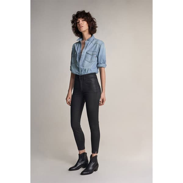 Salsa Jeans 121997-000 Secret Push In In Coating Secret Push In In Coating Farkut Musta 34 / 30 Nainen