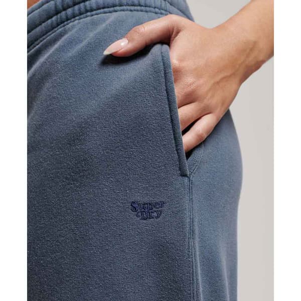 Superdry Joggare Vintage Wash Straight Blå L Kvinna