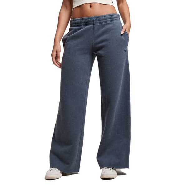 Superdry Joggare Vintage Wash Straight Blå L Kvinna