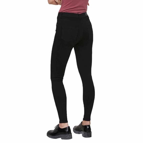 Vero Moda Lux Normal Midja Byxor Super Slim Svart XS / 32 Kvinna
