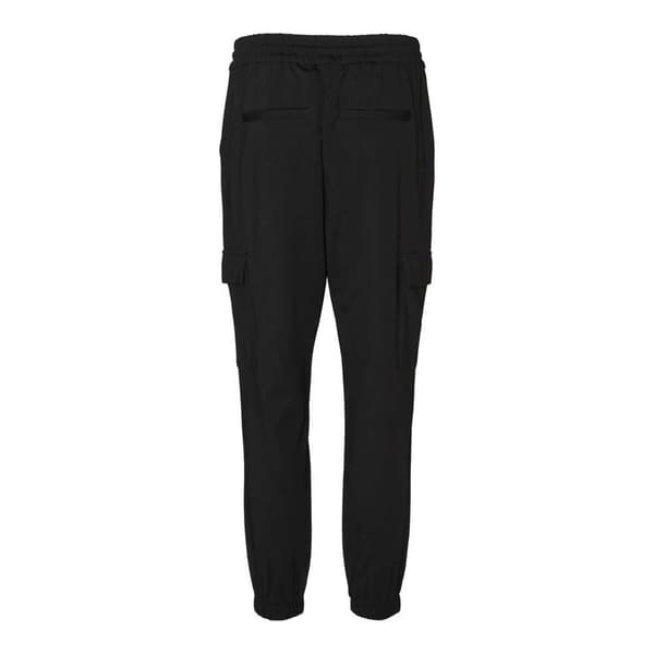 Vero Moda Keskivyötäröiset Cargo-housut Eva Musta L / 34 Nainen