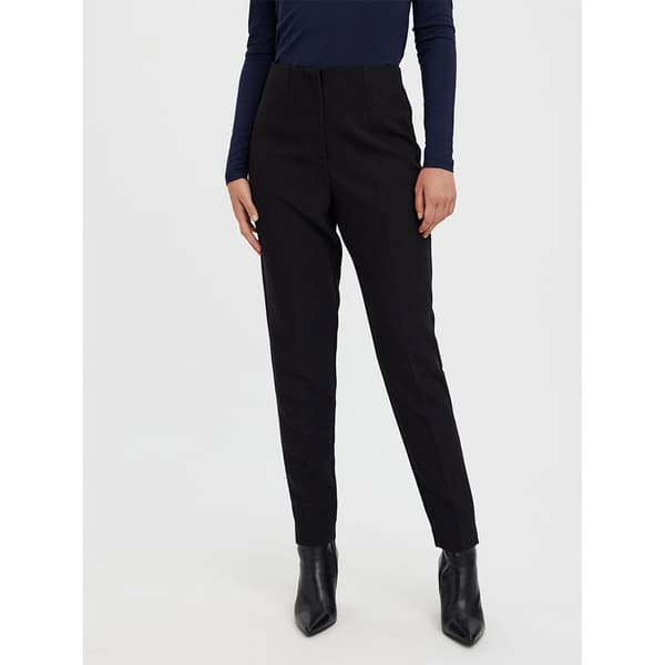 Vero Moda Byxor Med Hög Midja Sandy Svart S / 34 Kvinna