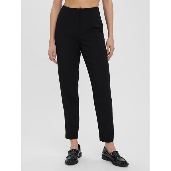 Vero Moda Byxor Med Hög Midja Sandy Svart S / 34 Kvinna