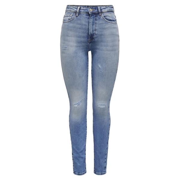 Only Jeans Med Hög Midja Forever Icon Skinny Fit Gen476 Blå 33 / 32 Kvinna