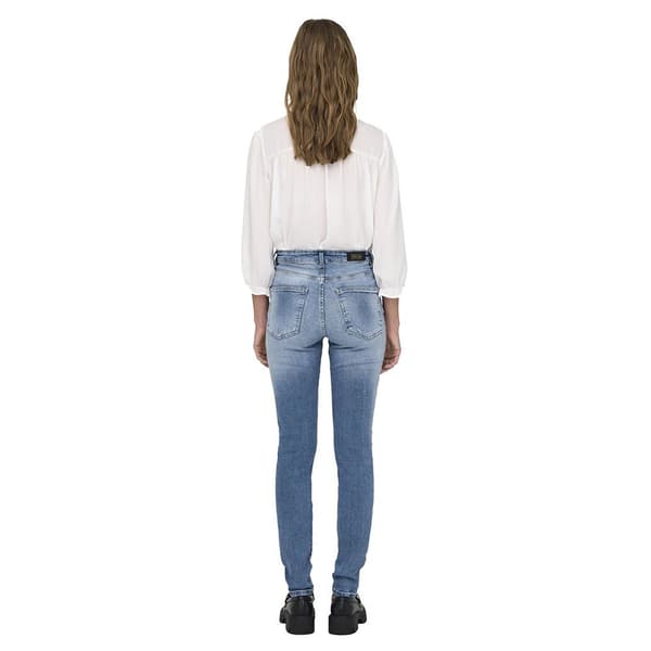 Only Jeans Med Hög Midja Forever Icon Skinny Fit Gen476 Blå 33 / 32 Kvinna