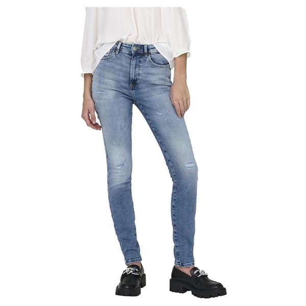 Only Jeans Med Hög Midja Forever Icon Skinny Fit Gen476 Blå 33 / 32 Kvinna