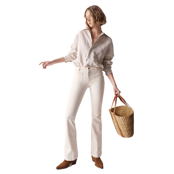 Salsa Jeans Jeans Destiny Flare Fit Beige 40 / 32 Kvinde