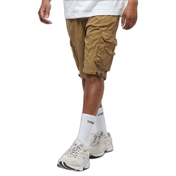 Urban Classics Shorts Double Pocket Beige S Mand