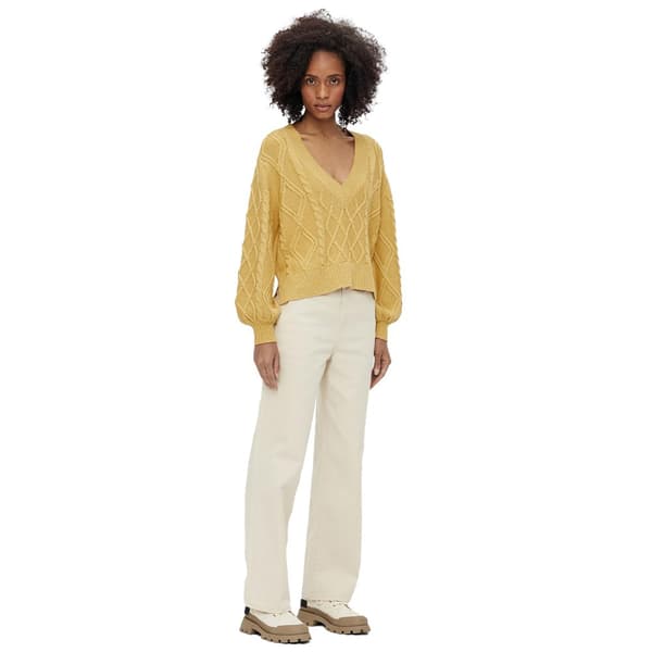 Object Jeans Med Mellemtalje Marina Twill Hvid L Kvinde