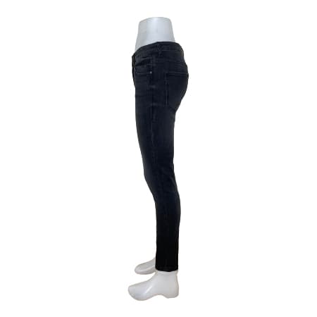 Stonewashed Black Jeans Stretch Medium