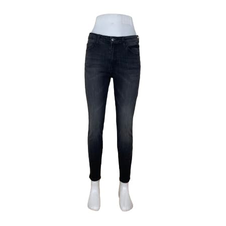 Stonewashed Black Jeans Stretch Medium