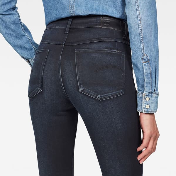 G-star Jeans 3301 High Waist Skinny Blå 25 / 32 Kvinna
