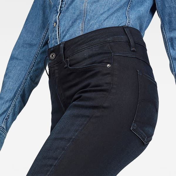 G-star Jeans 3301 High Waist Skinny Blå 25 / 32 Kvinna