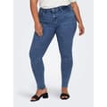 Pikkukuva 1 / 7: Only Carmakoma Keskivyötäröiset Farkut Power Skinny Push Up Rea2981 Sininen 50 / 32 Nainen