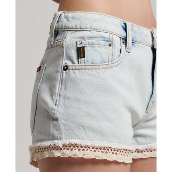Superdry Shortsit Vintage Denim Sininen 26 Nainen