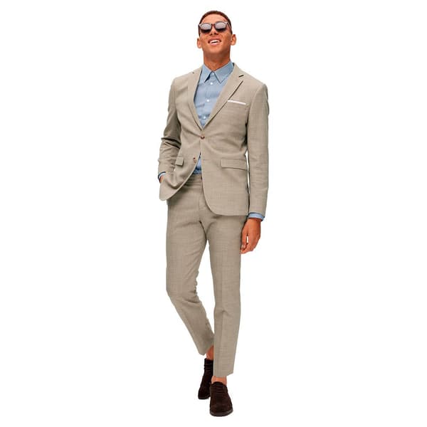 Selected Klänning Byxor Oasis Slim Fit Beige 52 Man