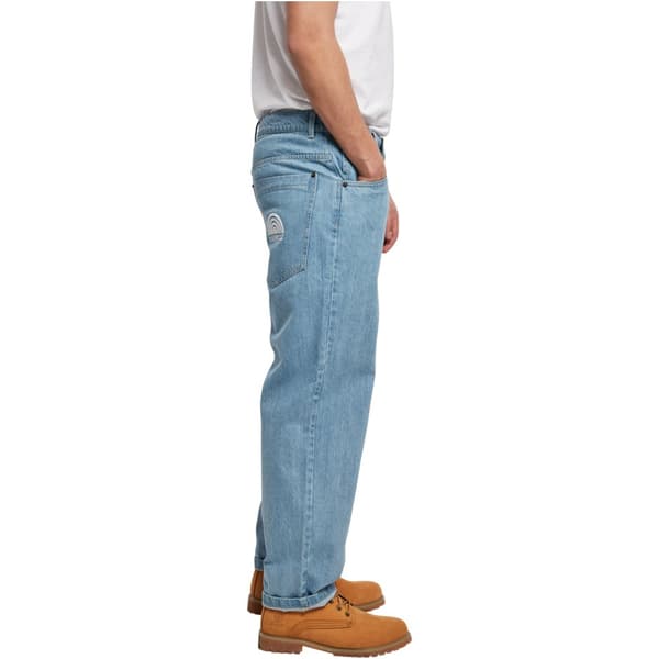Southpole Jeans Med Mellemtalje 3d Embroidery Blå 30 Mand