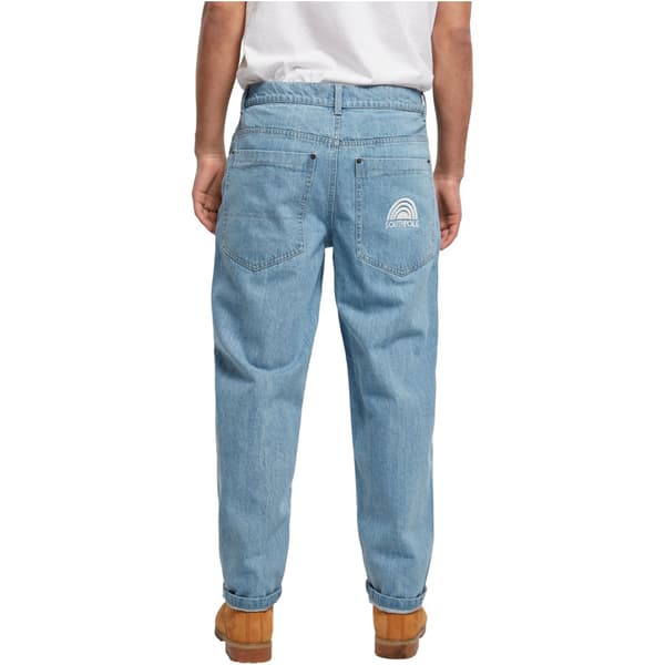 Southpole Jeans Med Mellemtalje 3d Embroidery Blå 30 Mand