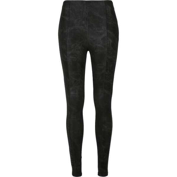 Urban Classics Bukser Washed Faux Leather Sort S Kvinde