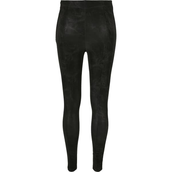 Urban Classics Bukser Washed Faux Leather Sort S Kvinde
