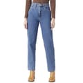 Miniatyrbillede 1 af 7: Wrangler Jeans Mom Straight Blå 29 / 30 Kvinde