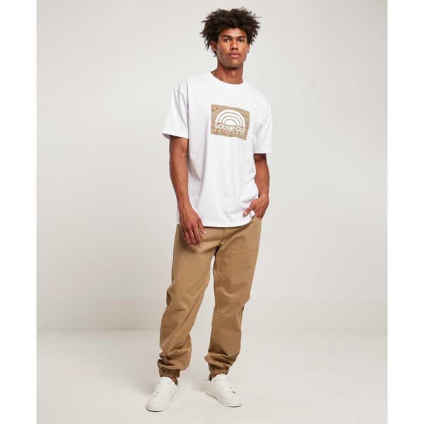 Southpole Byxor Med Mid Midja Script Twill Grönt 30 Man