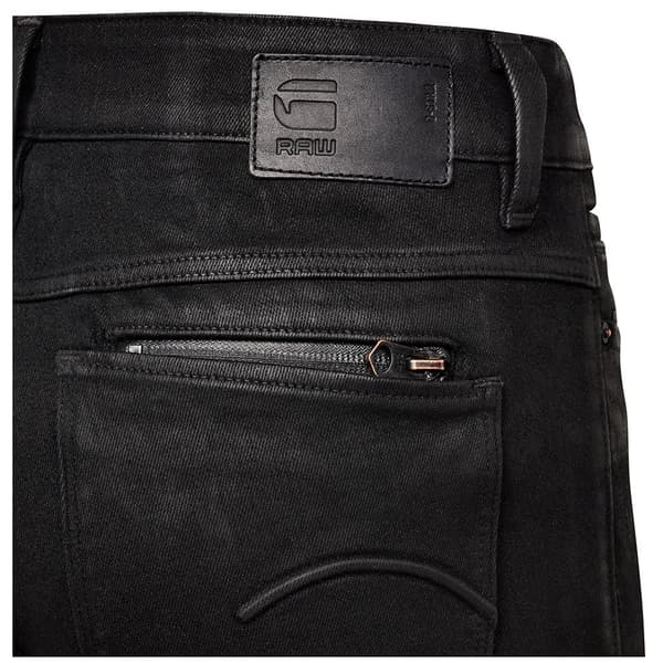 G-star Jeans Noxer Navy High Waist Straight Svart 27 / 32 Kvinna