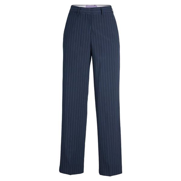 Jack & Jones Byxor Med Hög Midja Mary Regular Striped Blå 30 / 32 Kvinna
