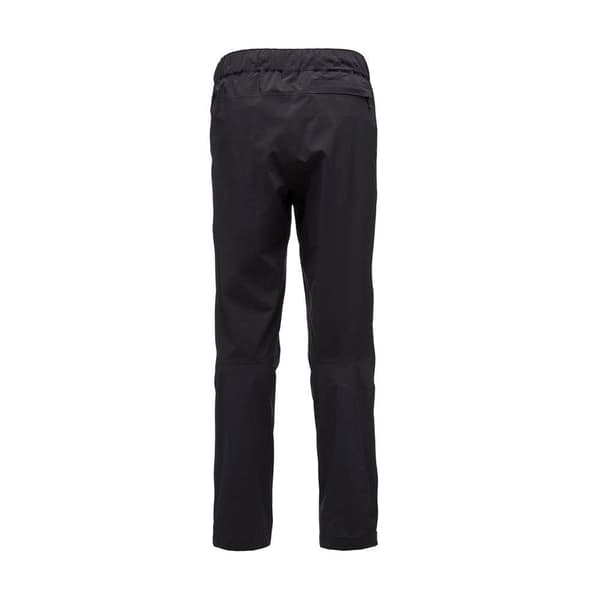 Black Diamond Bukser Stormline Stretch Rain Sort XL Mand
