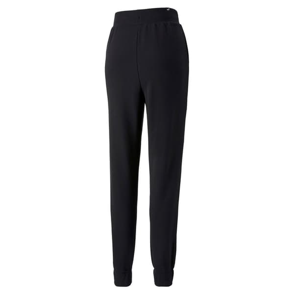 Puma Bukser Ess+ Embroidery High Waist Cl Sort L Kvinde