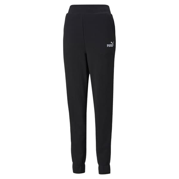 Puma Bukser Ess+ Embroidery High Waist Cl Sort L Kvinde