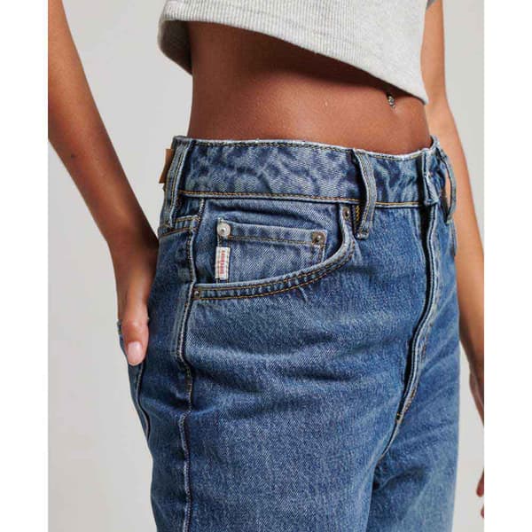 Superdry Jeans Vintage Wide Blå 30 / 30 Kvinna