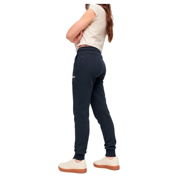 Superdry Joggere Luxe Metallic Logo Slim Blå XS Kvinde