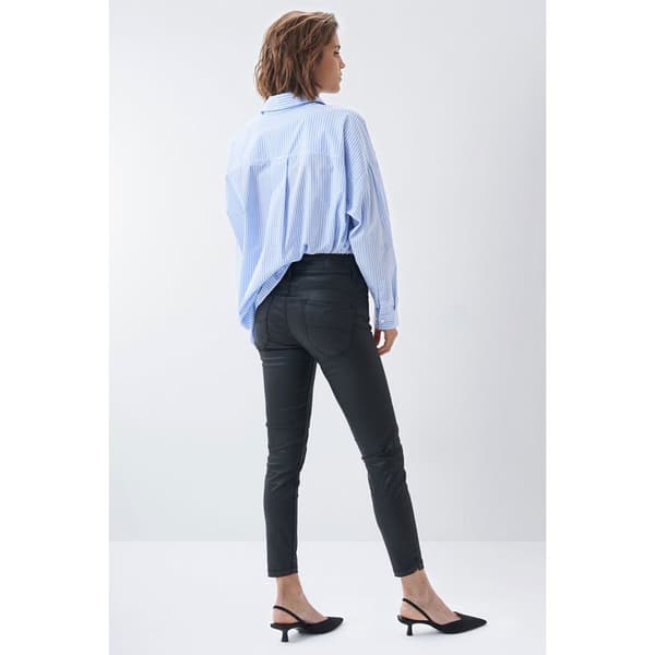 Salsa Jeans 121997-000 Secret Push In In Coating Secret Push In In Coating Jeans Svart 26 / 30 Kvinna