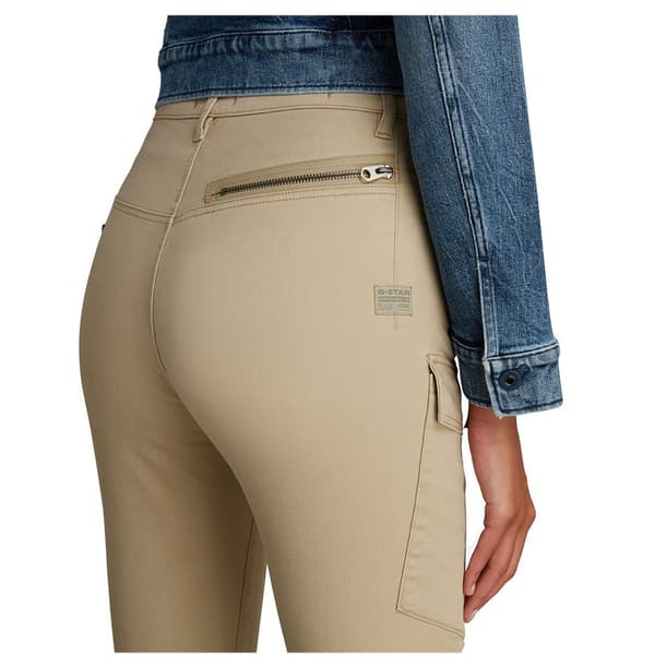 G-star Cargo Housut High G-shape Skinny Beige 26 / 30 Nainen