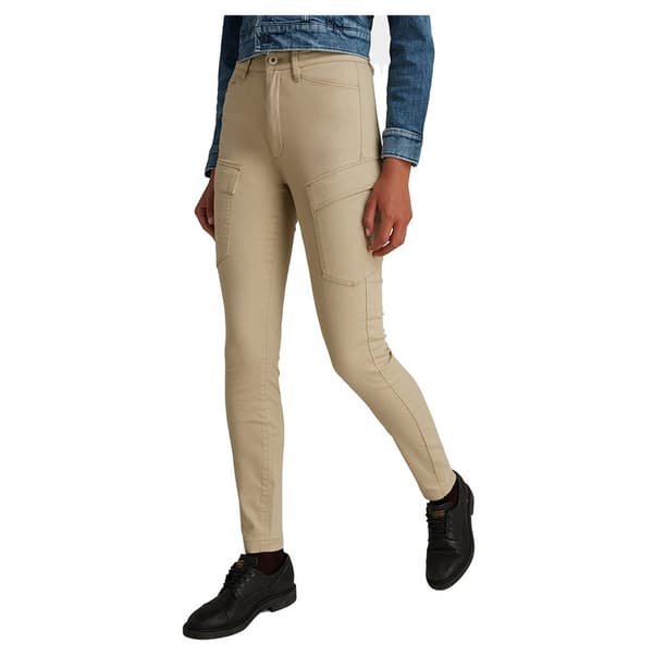 G-star Cargo Housut High G-shape Skinny Beige 26 / 30 Nainen