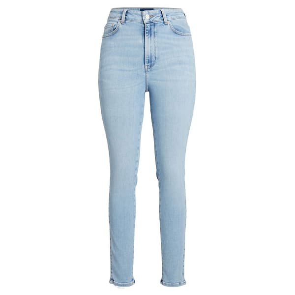 Jack & Jones Korkeavyötäröiset Farkut Vienna Skinny Fit Cse1006 Sininen L / 34 Nainen